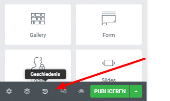 Wijzigingen in Elementor bekijken en/of terugzetten!