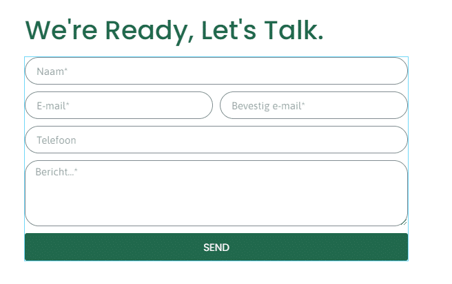 E-mail validatie uitvoeren in Elementor Pro formulieren