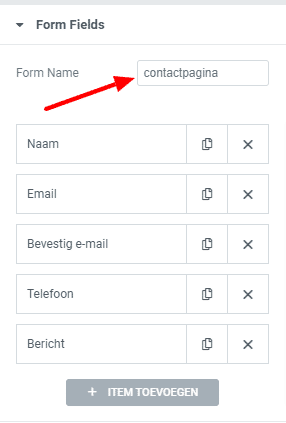 E-mail validatie uitvoeren in Elementor Pro formulieren